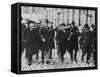 Woodrow Wilson, Georges Clemenceau, Arthur Balfour, and Baron Sonnino-null-Framed Stretched Canvas