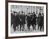 Woodrow Wilson, Georges Clemenceau, Arthur Balfour, and Baron Sonnino-null-Framed Photographic Print