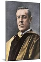 Woodrow Wilson, LL.D., as President of Princeton University-null-Mounted Giclee Print