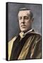 Woodrow Wilson, LL.D., as President of Princeton University-null-Framed Stretched Canvas