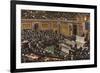 Woodrow Wilson Speaking to Congress in July Nineteen Eighteen-null-Framed Giclee Print