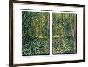 Woods and Undergrowth, c.1887-Vincent van Gogh-Framed Stretched Canvas