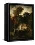 Woods by a River, 1886-Thomas Moran-Framed Stretched Canvas