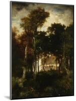 Woods by a River, 1886-Thomas Moran-Mounted Giclee Print