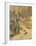 Woods Covered with Snow, 19th Century-Frits Thaulow-Framed Giclee Print