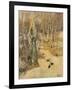 Woods Covered with Snow, 19th Century-Frits Thaulow-Framed Giclee Print