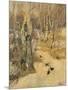 Woods Covered with Snow, 19th Century-Frits Thaulow-Mounted Giclee Print