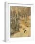 Woods Covered with Snow, 19th Century-Frits Thaulow-Framed Giclee Print