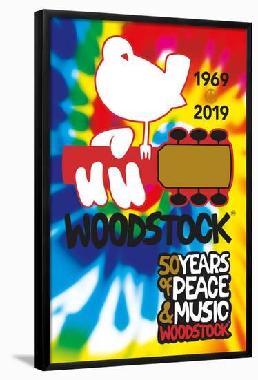 Woodstock - 50th Anniversary-null-Framed Standard Poster