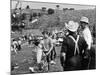 Woodstock, Farmer Max Yasgur Looks On As His Grounds Are Used For Woodstock Festival, 1970-null-Mounted Photo