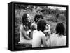 Woodstock, Festival Goers, 1970-null-Framed Stretched Canvas