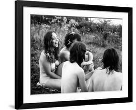 Woodstock, Festival Goers, 1970-null-Framed Photo