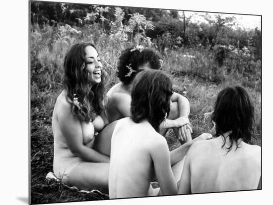 Woodstock, Festival Goers, 1970-null-Mounted Photo
