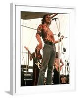 Woodstock, Joe Cocker, 1970-null-Framed Photo