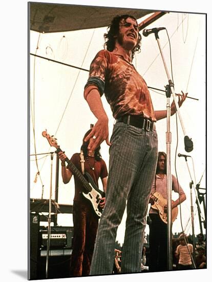 Woodstock, Joe Cocker, 1970-null-Mounted Photo