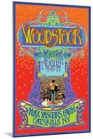Woodstock - Max Yasgurs Farm-null-Mounted Standard Poster