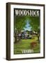 Woodstock, Virginia - Apple Harvest-Lantern Press-Framed Art Print