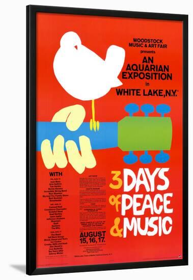 Woodstock-null-Lamina Framed Poster