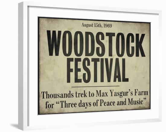 Woodstock-null-Framed Giclee Print