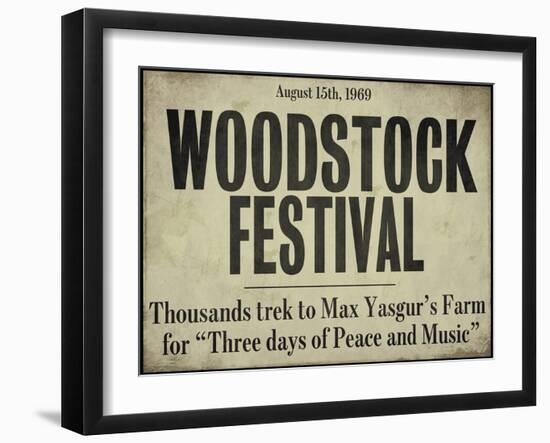 Woodstock-null-Framed Premium Giclee Print