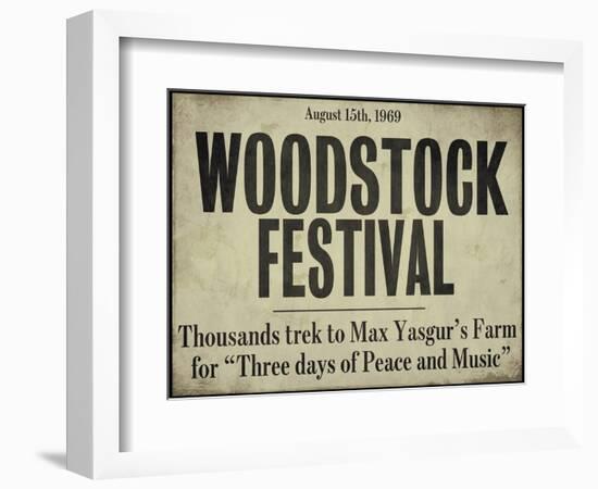 Woodstock-null-Framed Giclee Print