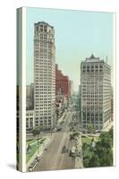 Woodward Avenue, Detroit, Michigan-null-Stretched Canvas