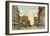 Woodward Avenue, Detroit, Michigan-null-Framed Art Print