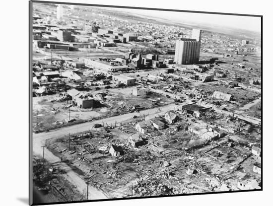 Woodward Oklahoma Tornado Damage-null-Mounted Photographic Print