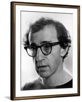 WOODY ALLEN, 1979- 1980 (b/w photo)-null-Framed Photo