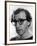 WOODY ALLEN, 1979- 1980 (b/w photo)-null-Framed Photo