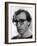 WOODY ALLEN, 1979- 1980 (b/w photo)-null-Framed Photo