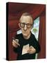 Woody Allen, 1999 (Acrylic on Illustration Board)-Anita Kunz-Stretched Canvas