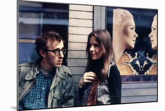 Woody Allen and Diane Keaton ANNIE HALL, 1977 directed by Woody Allen (photo)-null-Mounted Photo
