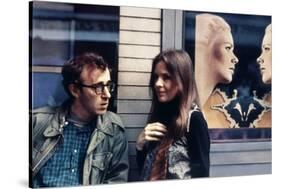 Woody Allen and Diane Keaton ANNIE HALL, 1977 directed by Woody Allen (photo)-null-Stretched Canvas