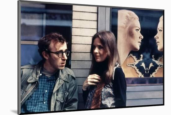 Woody Allen and Diane Keaton ANNIE HALL, 1977 directed by Woody Allen (photo)-null-Mounted Photo