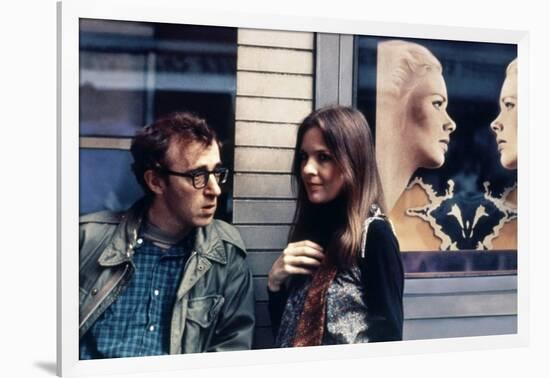 Woody Allen and Diane Keaton ANNIE HALL, 1977 directed by Woody Allen (photo)-null-Framed Photo