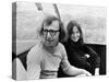 Woody Allen and Diane Keaton SLEEPERS, 1973 directed by Woody Allen (b/w photo)-null-Stretched Canvas