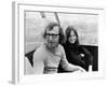 Woody Allen and Diane Keaton SLEEPERS, 1973 directed by Woody Allen (b/w photo)-null-Framed Photo