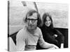 Woody Allen and Diane Keaton SLEEPERS, 1973 directed by Woody Allen (b/w photo)-null-Stretched Canvas