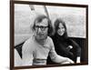 Woody Allen and Diane Keaton SLEEPERS, 1973 directed by Woody Allen (b/w photo)-null-Framed Photo