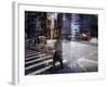 Woody Allen Crossing-V B-Framed Photographic Print