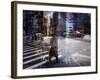 Woody Allen Crossing-V B-Framed Photographic Print