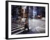 Woody Allen Crossing-V B-Framed Photographic Print