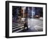 Woody Allen Crossing-V B-Framed Photographic Print