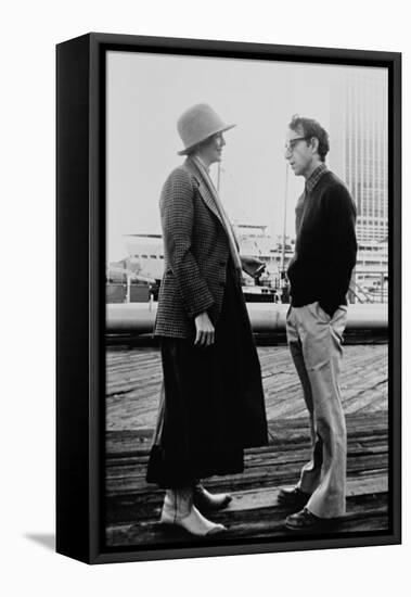 Woody Allen, Diane Keaton, Annie Hall, 1977-null-Framed Stretched Canvas