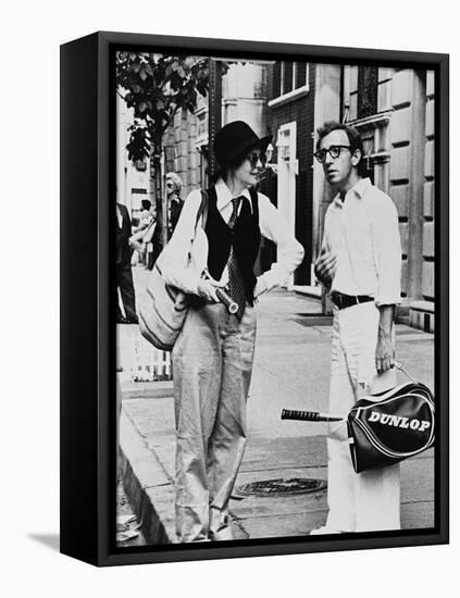 Woody Allen, Diane Keaton, Annie Hall, 1977-null-Framed Stretched Canvas