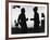 Woody Allen, Diane Keaton, Manhattan, 1979-null-Framed Photographic Print