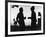 Woody Allen, Diane Keaton, Manhattan, 1979-null-Framed Photographic Print