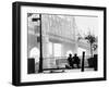 Woody Allen, Diane Keaton, Manhattan, 1979-null-Framed Photographic Print