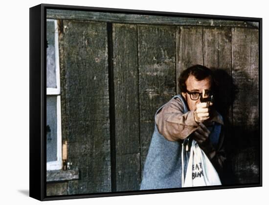 Woody Allen TAKE THE MONEY AND RUN, 1969 directed by Woody Allen (photo)-null-Framed Stretched Canvas